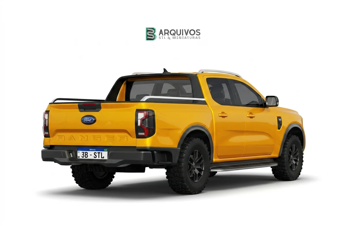 Modelo 3D STL - Ford Ranger Wildtrak 2023 — foto 2